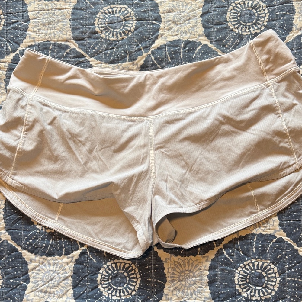 lululemon athletica Light Beige Women's Athletic Shorts